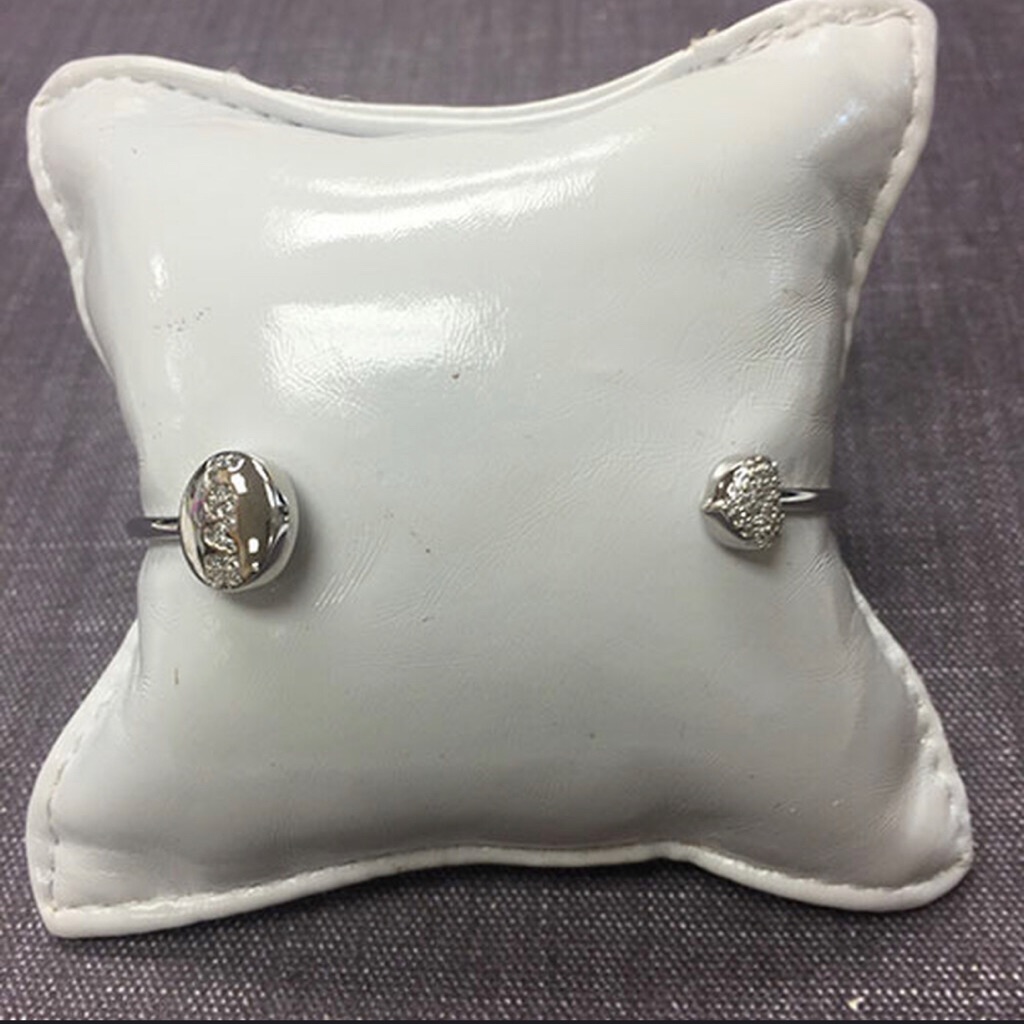 .925 Sterling Silver Love Open Slim Cuff, Boutique- Nwt